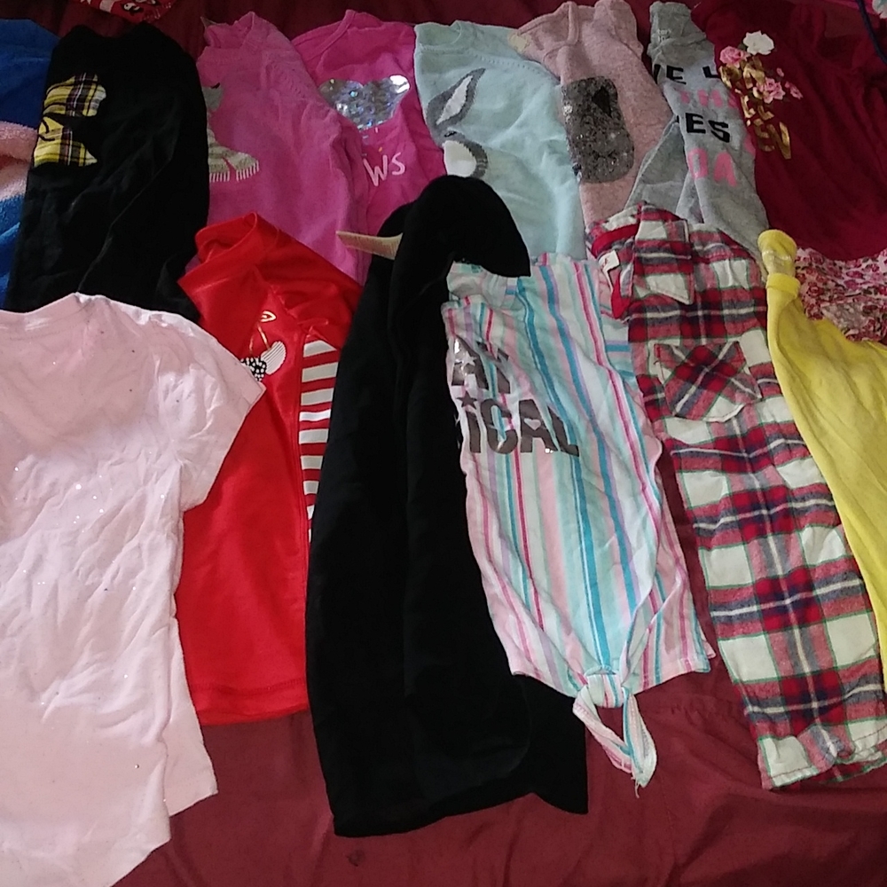 5T Toddler Girl Top Bundle( 13 pcs)